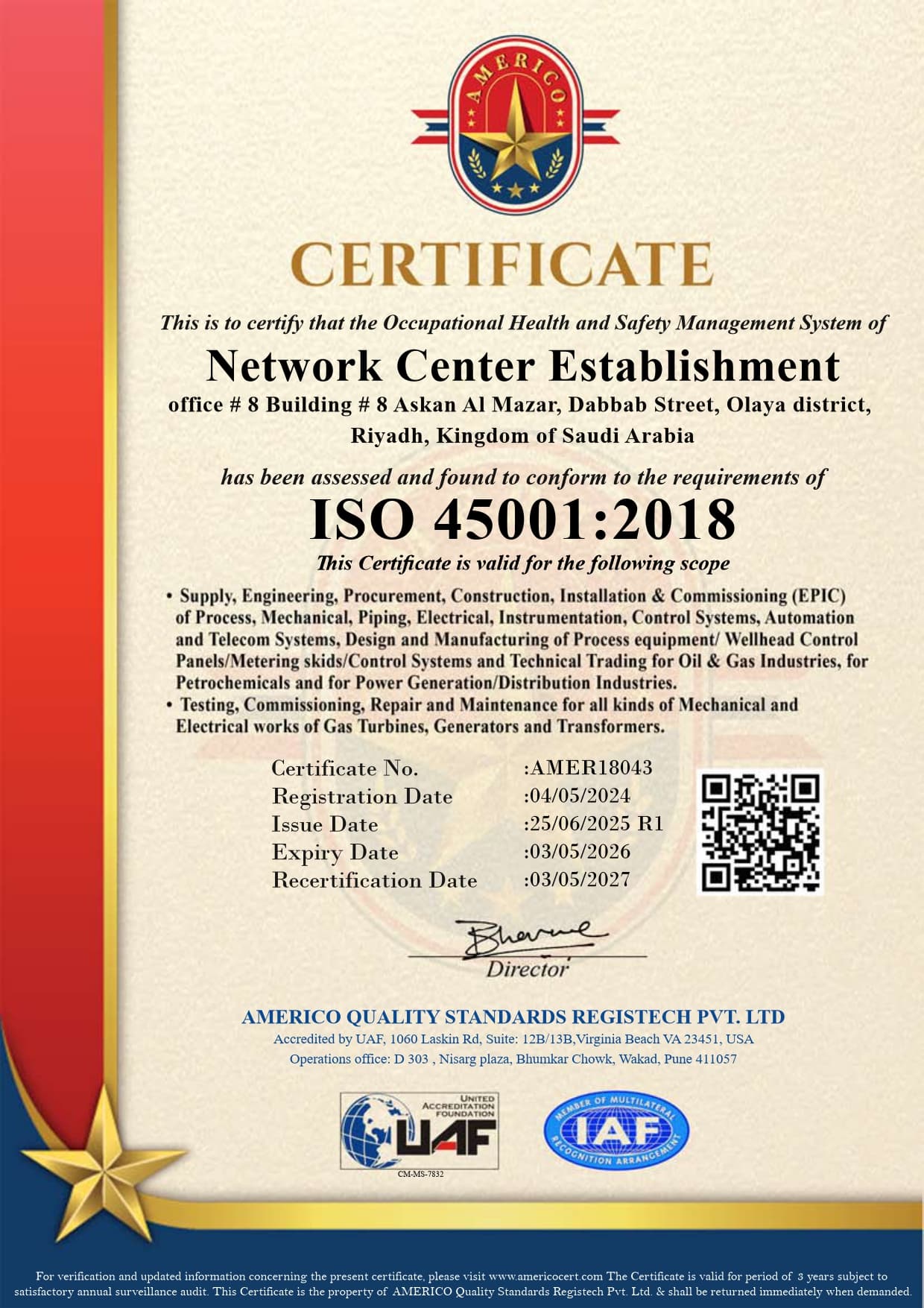 ISO 45001:2018